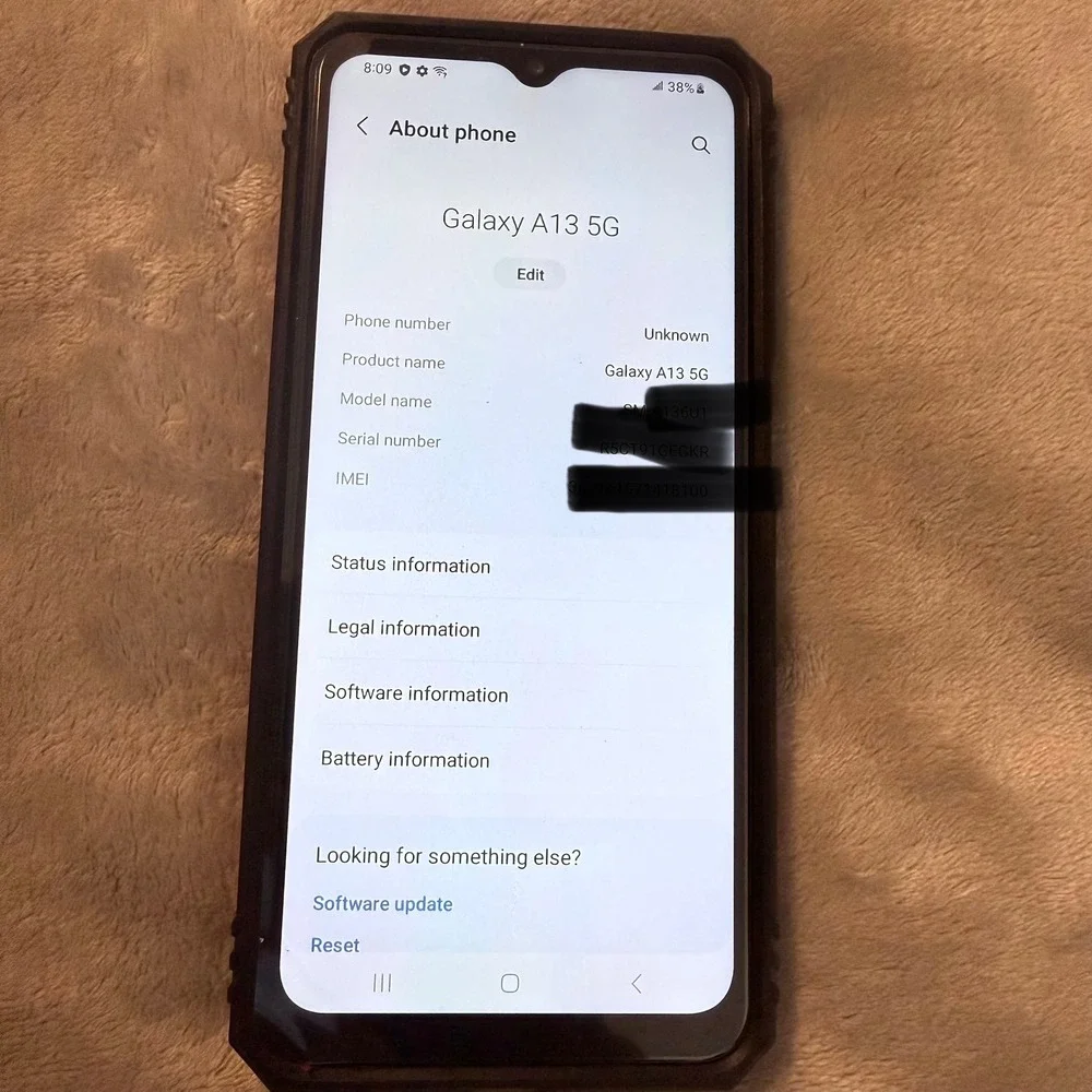 Samsung Galaxy A13‎ 5G 64GB Black +256GB SD Bundle Case Charger